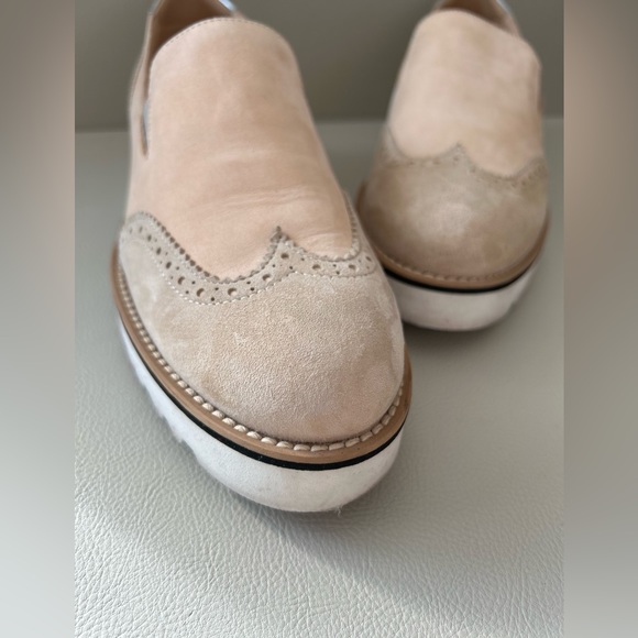 Hogan pre owned leather flats in base - Picture 3 of 8